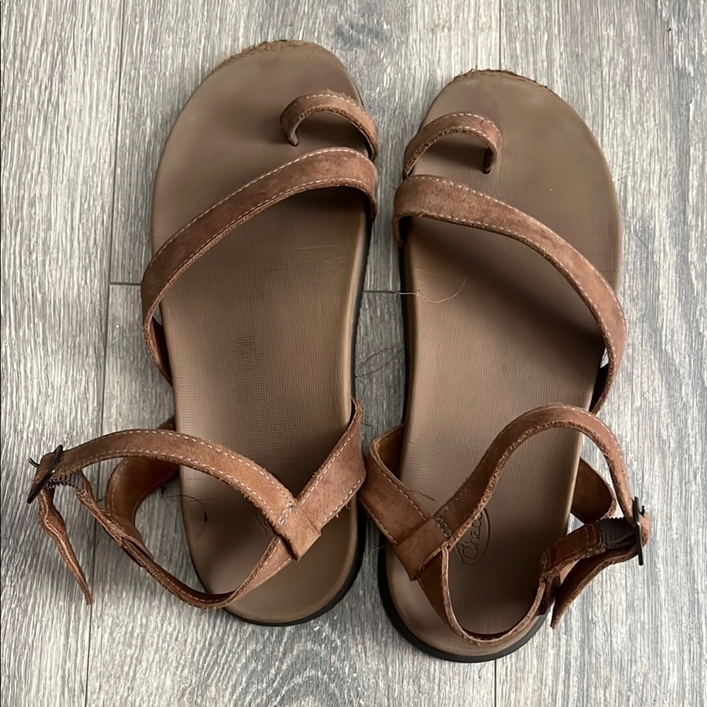 Chaco Brown Leather Women's Sandals